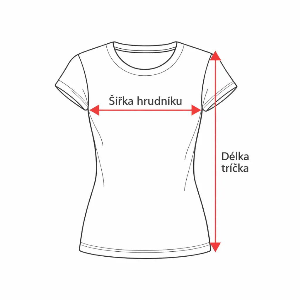 Jak měřit velikost trička