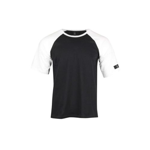 Pánské černobílé tričko Raglan