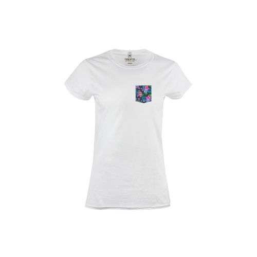 Dámské bílé tričko Flowpocket