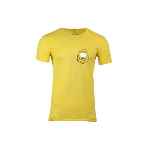 Pánské žluté tričko s kapsozadečkem