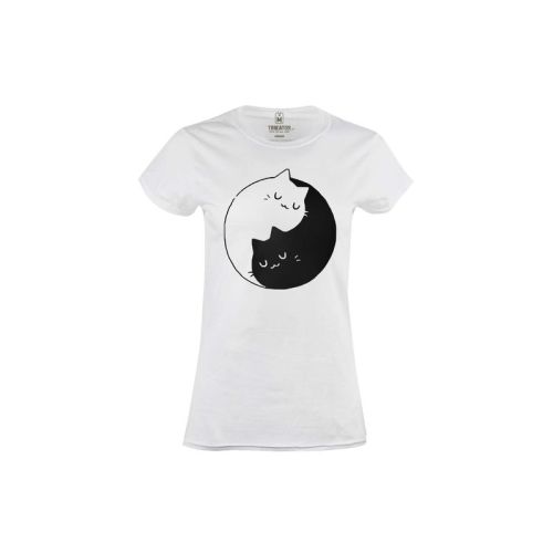 Dámské tričko Kočičí Jinjang