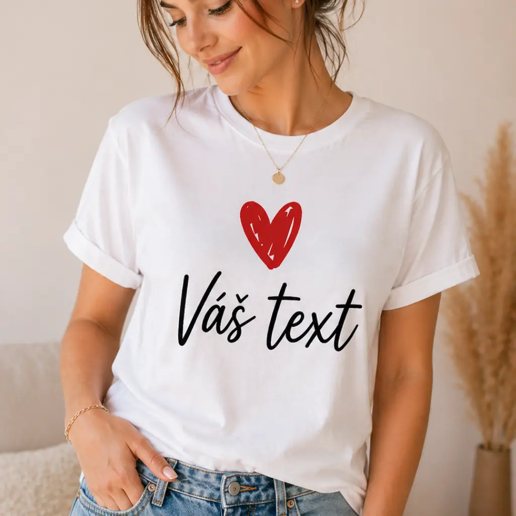 Personalizované dámské tričko s vlastním textem
