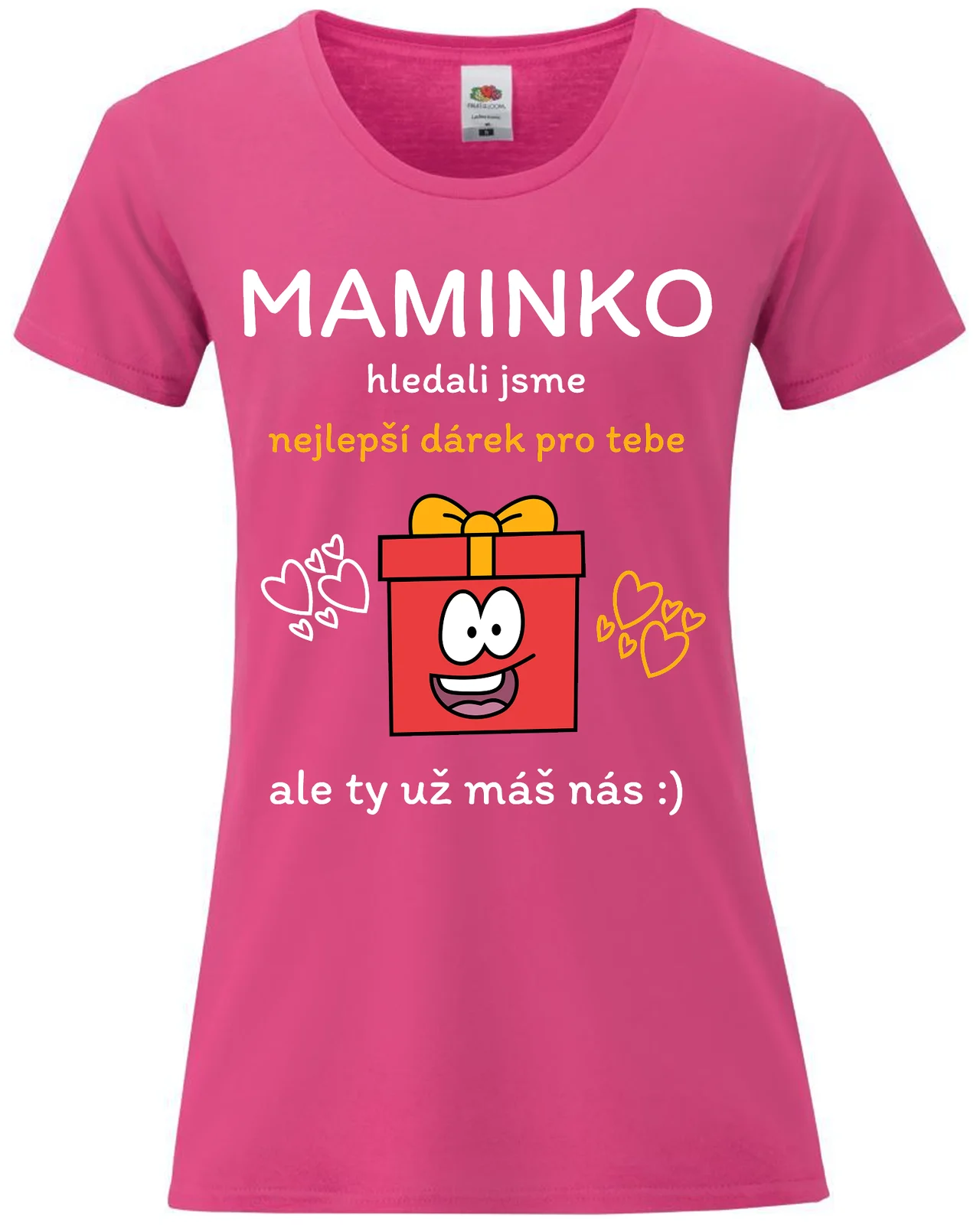 Dámské vtipné tričko - NEJLEPŠÍ DÁREK PRO MAMINKU