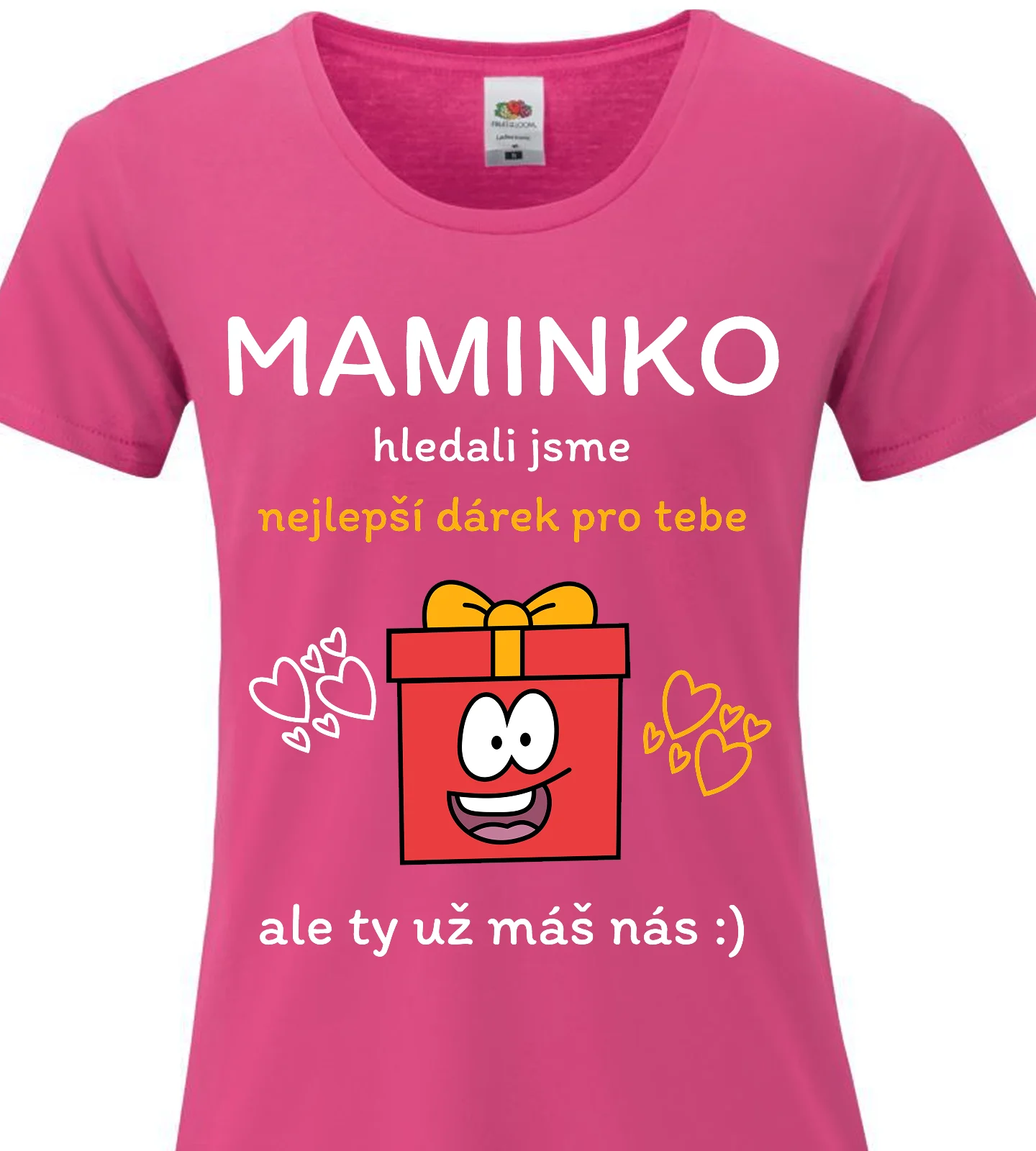 Dámské vtipné tričko - NEJLEPŠÍ DÁREK PRO MAMINKU