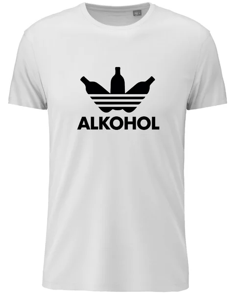 Pánské legrační tričko s potiskem - ALKOHOL