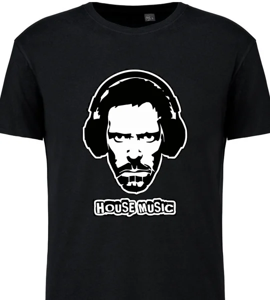 Pánské bavlněné tričko s potiskem - DR. HOUSE