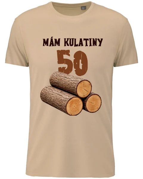 Pánské narozeninové tričko s potiskem - MÁM KULATINY 50 