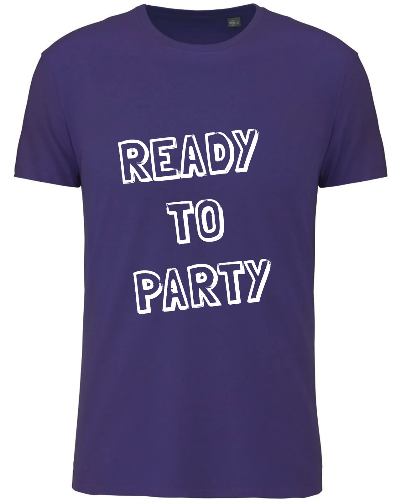 Pánské bavlněné tričko s potiskem - READY TO PARTY