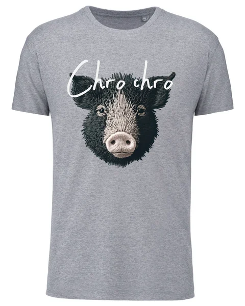 Pánské bavlněné tričko s potiskem - CHRO CHRO