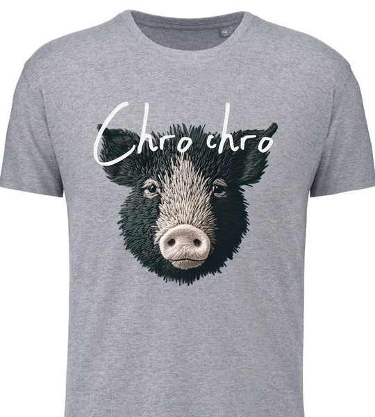 Pánské bavlněné tričko s potiskem - CHRO CHRO