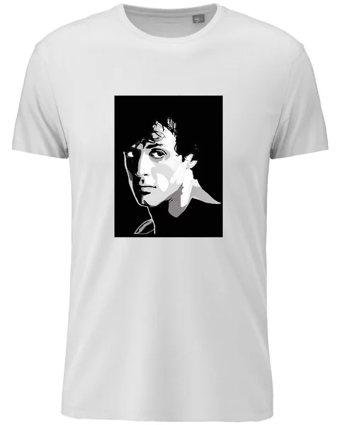 Pánské bavlněné tričko s potiskem - ROCKY BALBOA