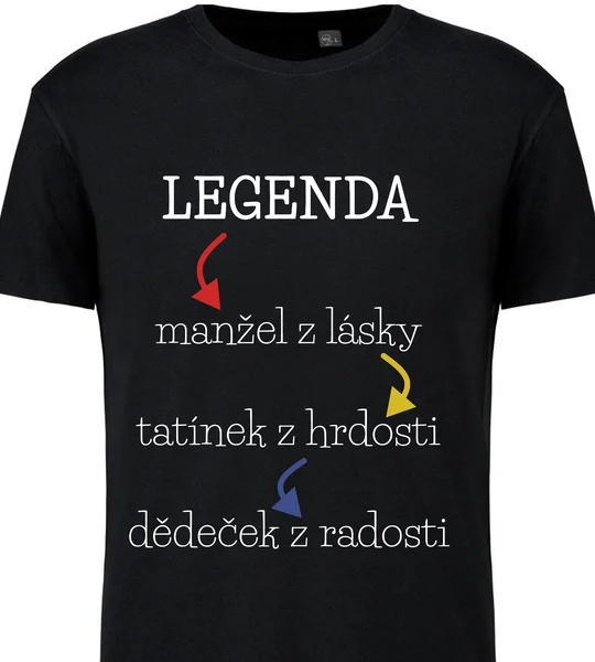 Pánské vtipné tričko - LEGENDA