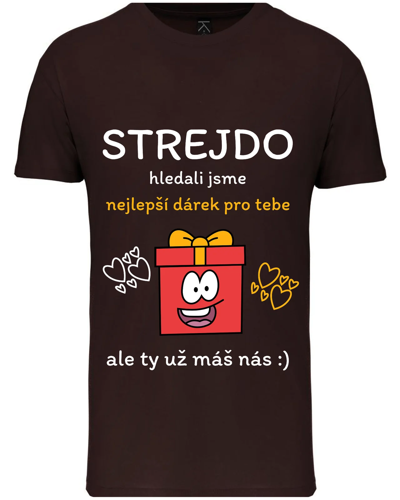 Pánské vtipné tričko - NEJLEPŠÍ DÁREK PRO STREJDU
