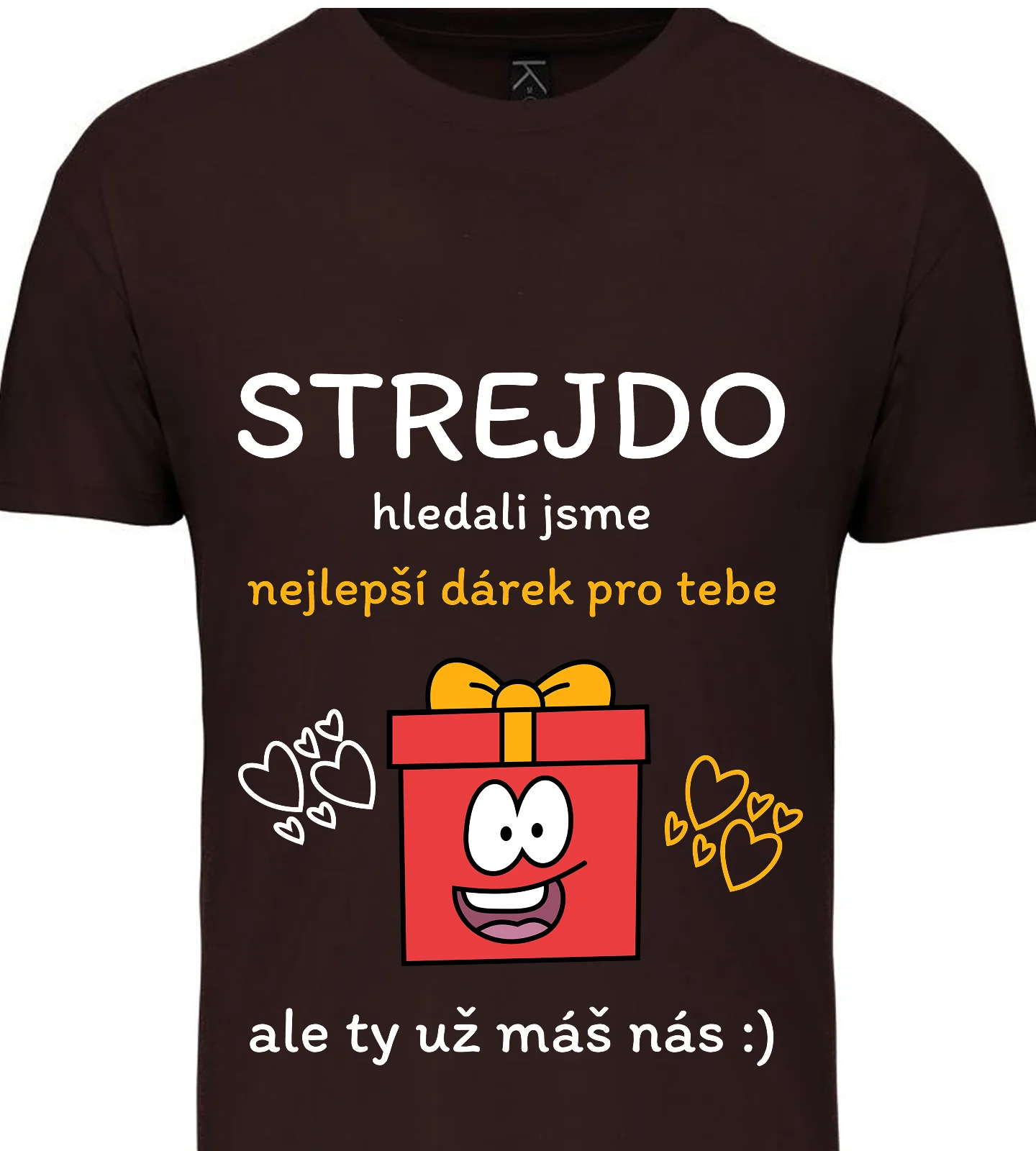 Pánské vtipné tričko - NEJLEPŠÍ DÁREK PRO STREJDU