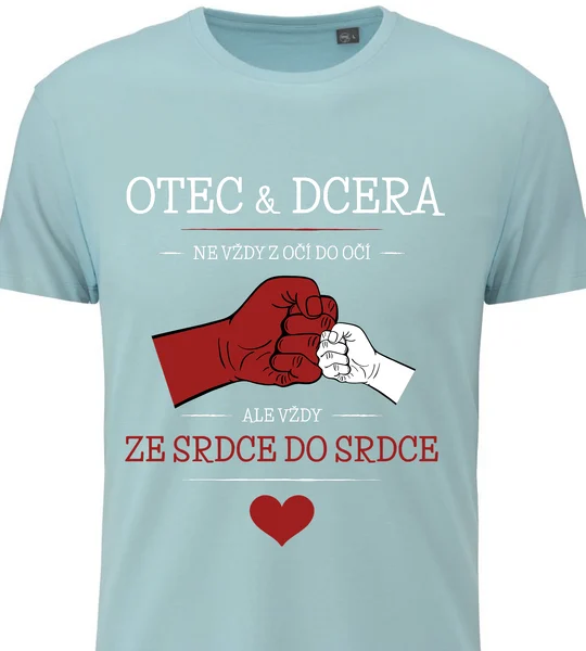 Pánské vtipné tričko - OTEC & DCERA