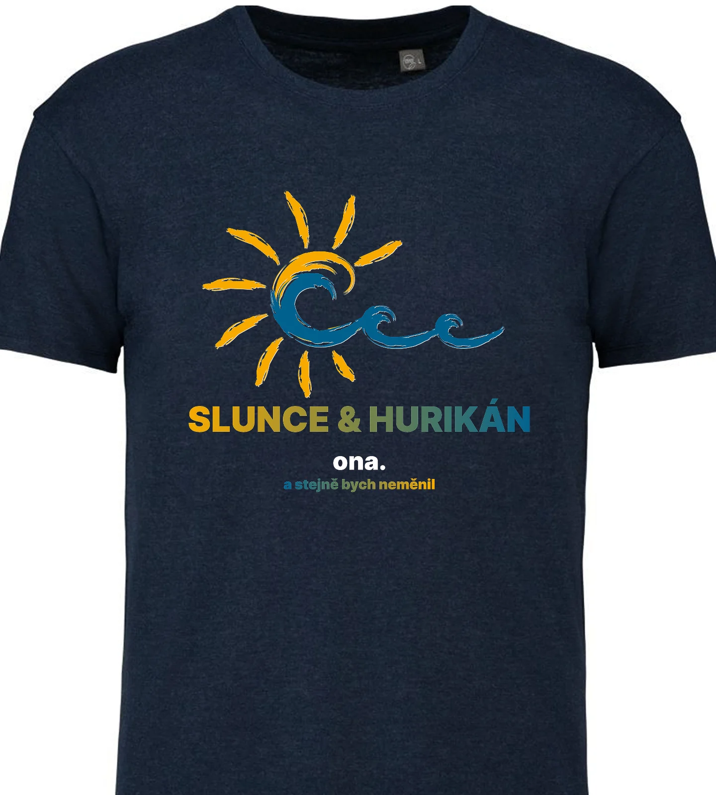 Pánské vtipné tričko - SLUNCE & HURIKÁN 