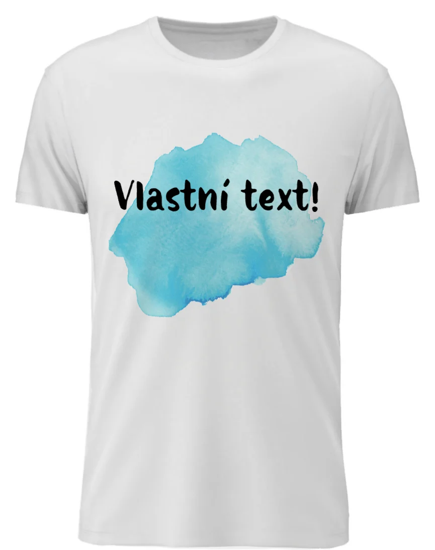 Personalizované dámské tričko - Akvarelový otisk