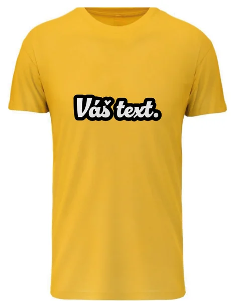 Personalizované dámské tričko s vlastním nápisem - Obtažený text