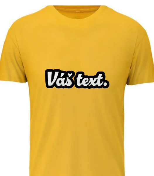 Personalizované dámské tričko s vlastním nápisem - Obtažený text