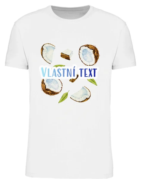 Personalizované dámské tričko s ovocem a textem