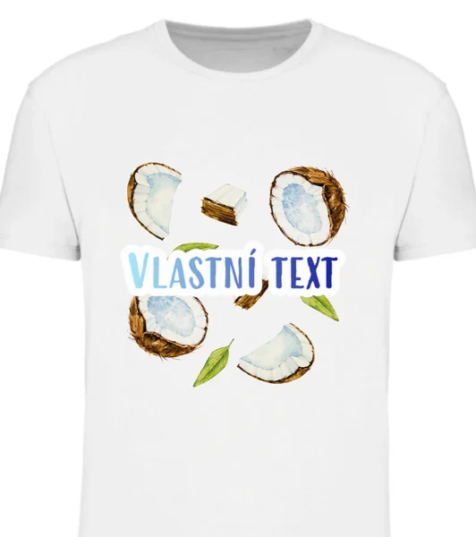 Personalizované dámské tričko s ovocem a textem