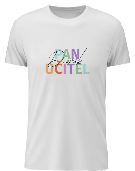 Personalizované pánské tričko - Pan učitel