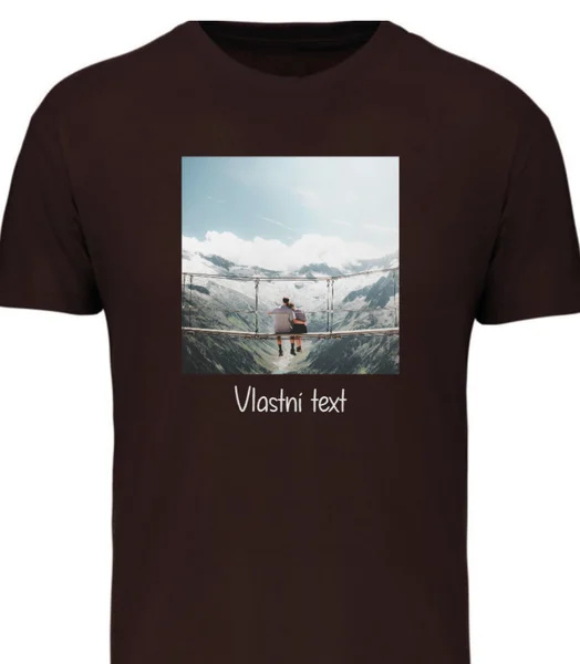 Personalizované pánské tričko s vlastním potiskem