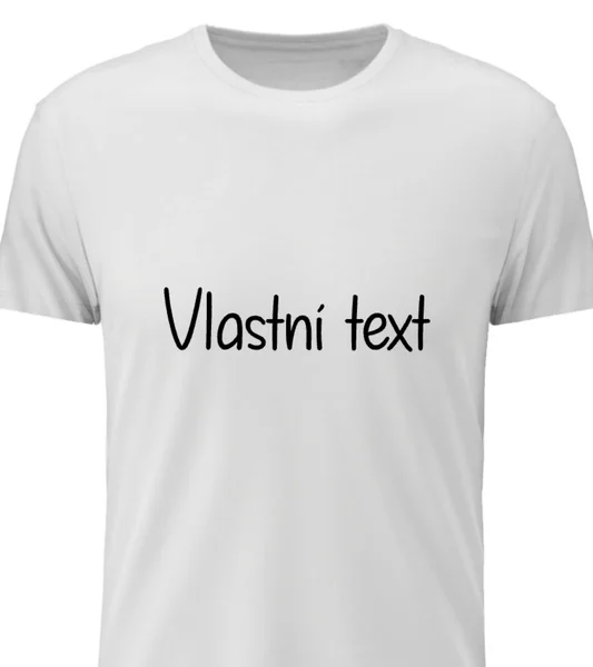Personalizované pánské tričko s vlastním textem