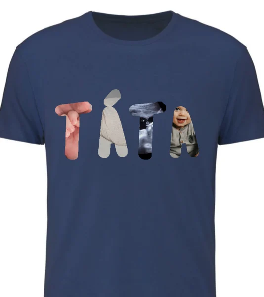 Personalizované pánské tričko - táta/děda z fotek