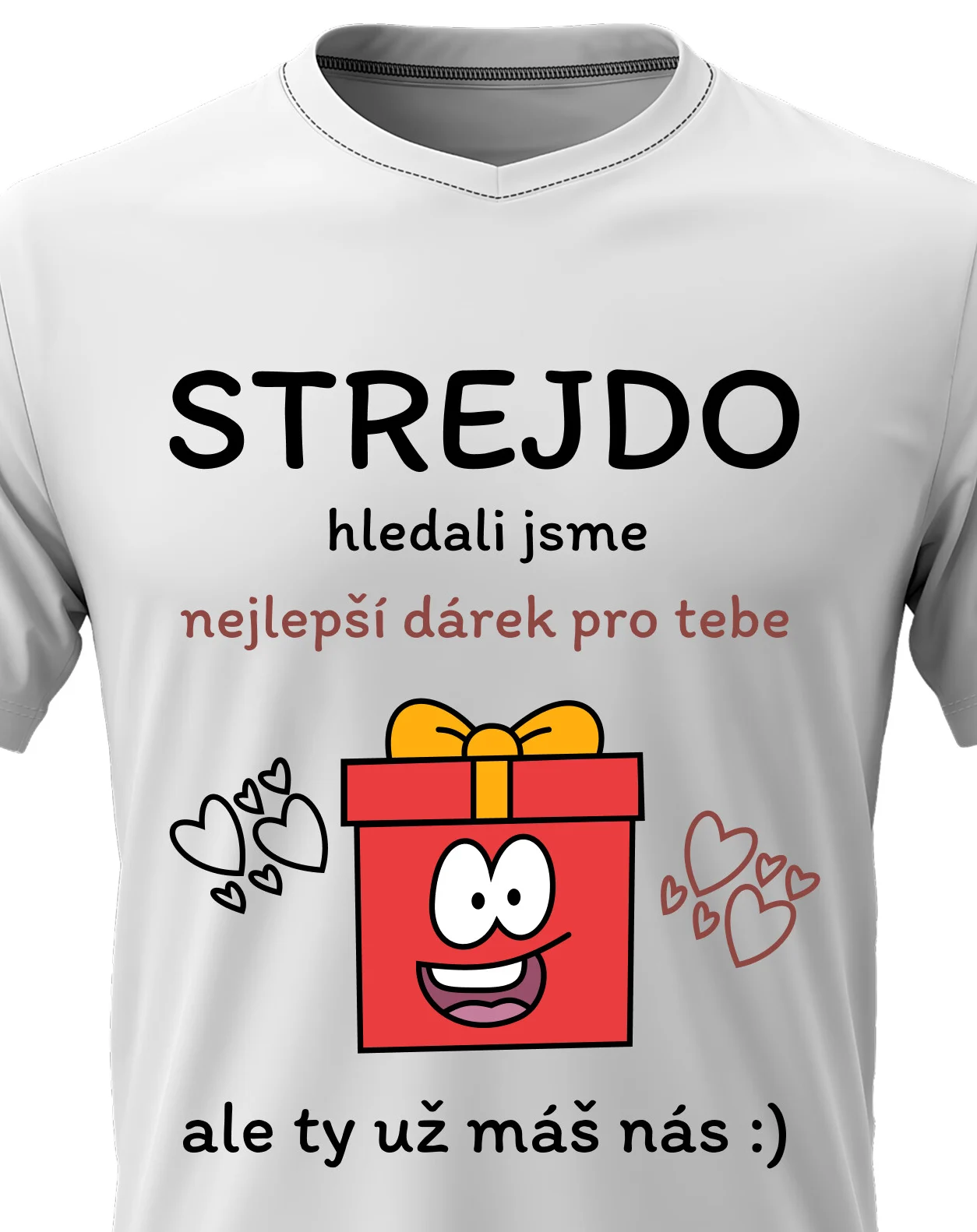 Foto 2 Pánské vtipné tričko - NEJLEPŠÍ DÁREK PRO STREJDU