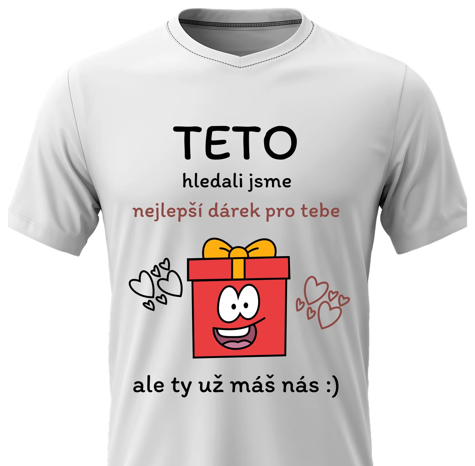 Dámské vtipné tričko - NEJLEPŠÍ DÁREK PRO TETU