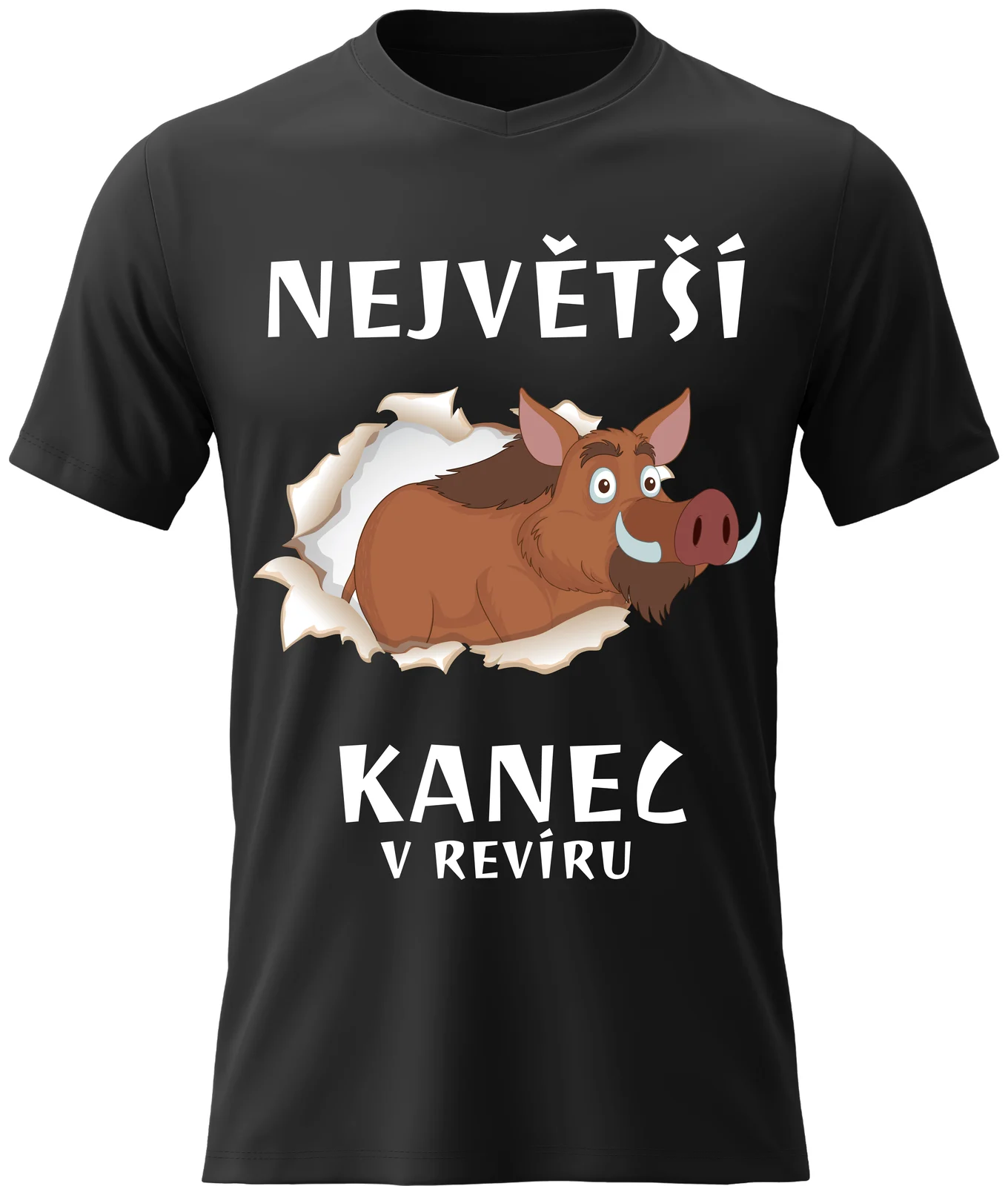 Pánské vtipné tričko - NEJVĚTŠÍ KANEC