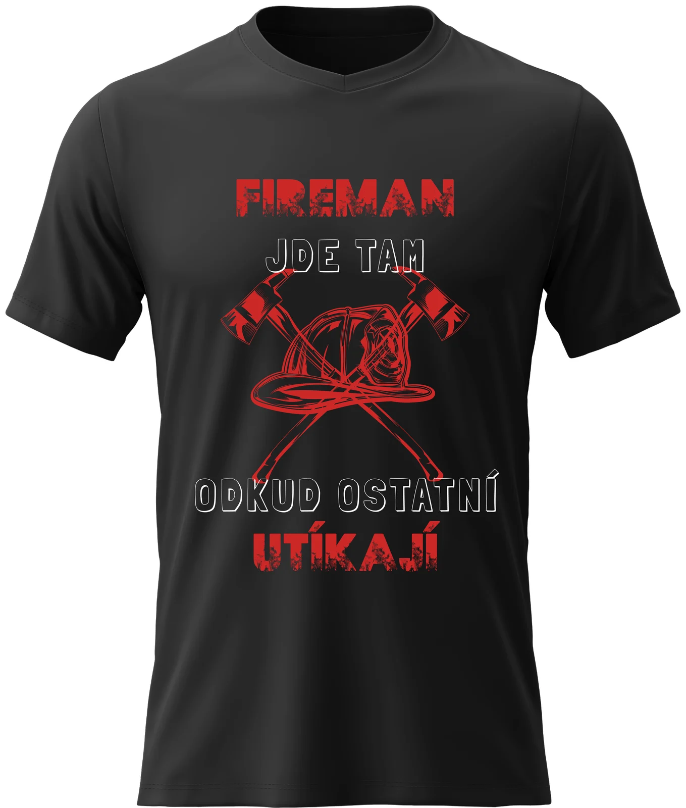 Pánské vtipné tričko - HASIČ