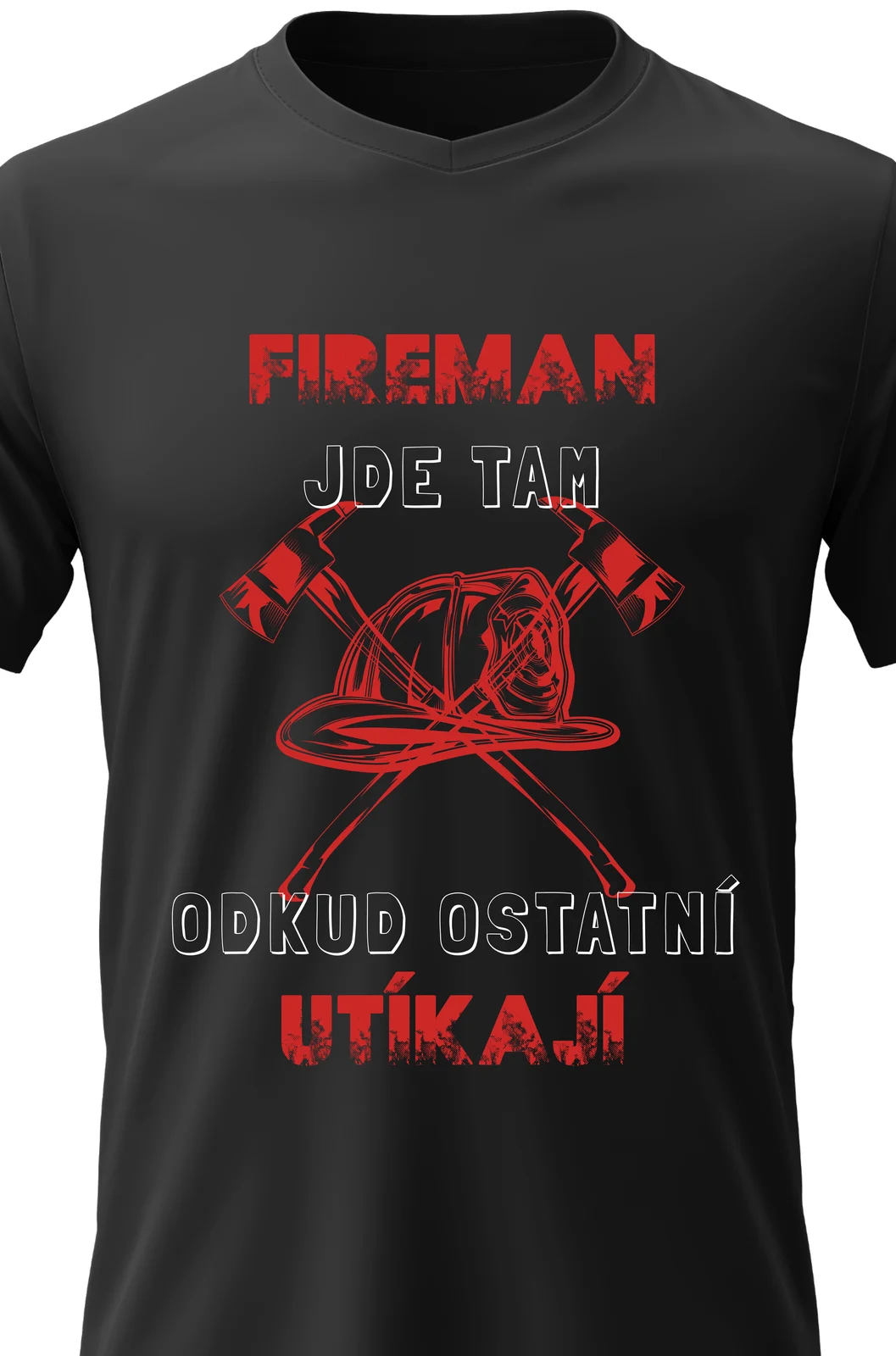 Foto 2 Pánské vtipné tričko - HASIČ