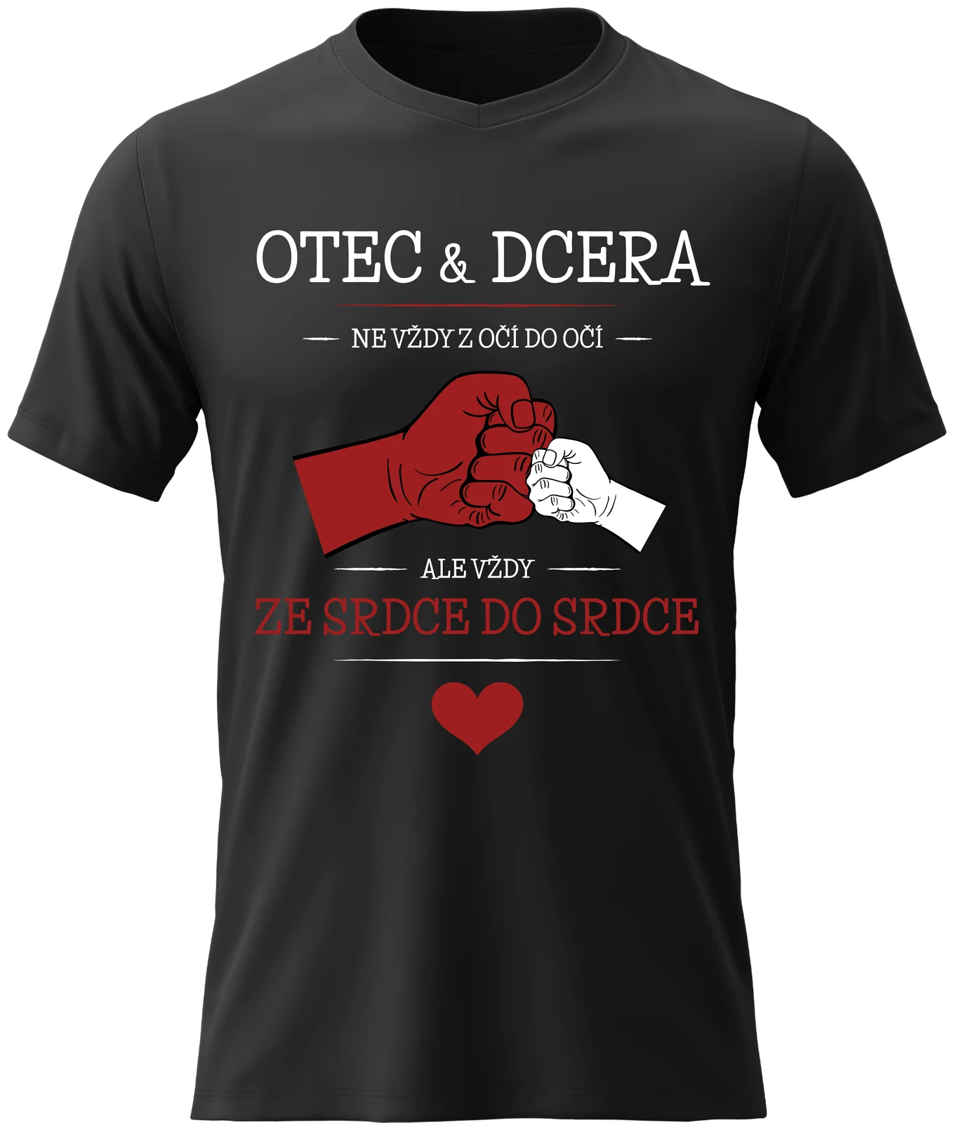 Pánské vtipné tričko - OTEC & DCERA