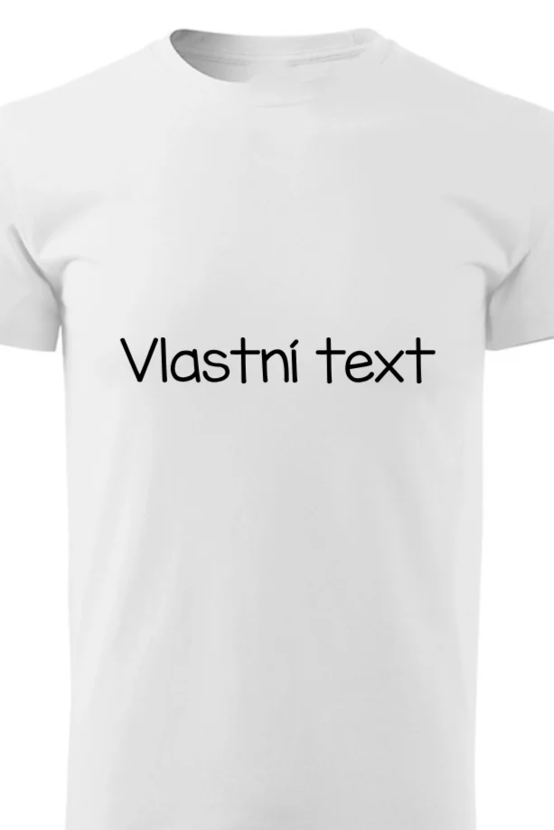 Foto 2 Personalizované pánské tričko s vlastním textem