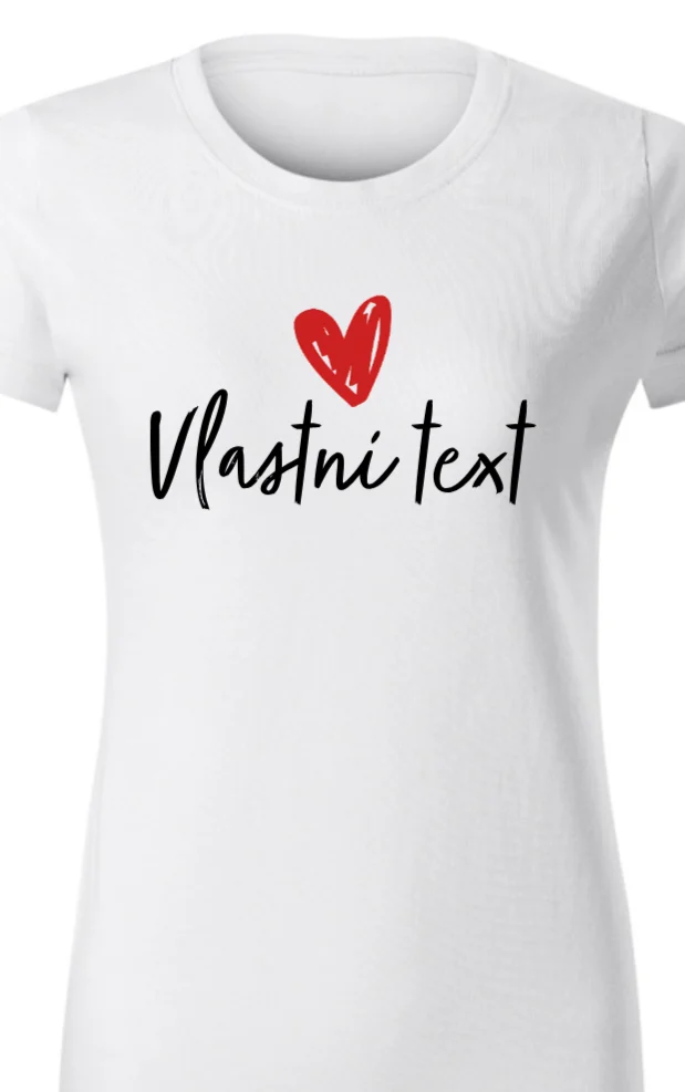 Foto 2 Personalizované dámské tričko s vlastním textem