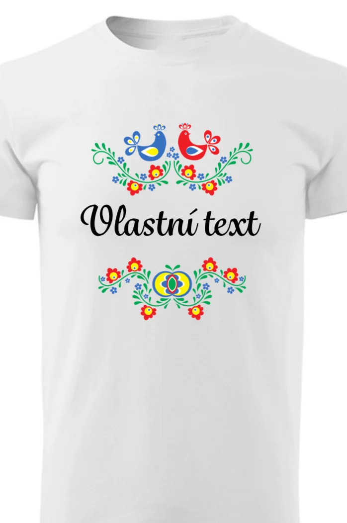 Foto 2 Personalizované pánské tričko s folklórním vzorem