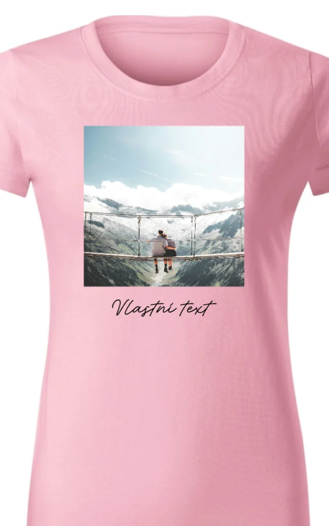 Foto 2 Personalizované dámské tričko s vlastním potiskem