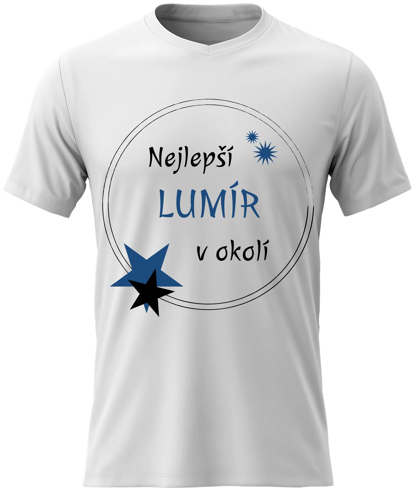 Pánské vtipné tričko - NEJLEPŠÍ LUMÍR V OKOLÍ