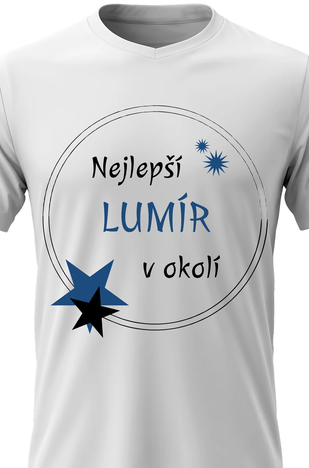 Foto 2 Pánské vtipné tričko - NEJLEPŠÍ LUMÍR V OKOLÍ