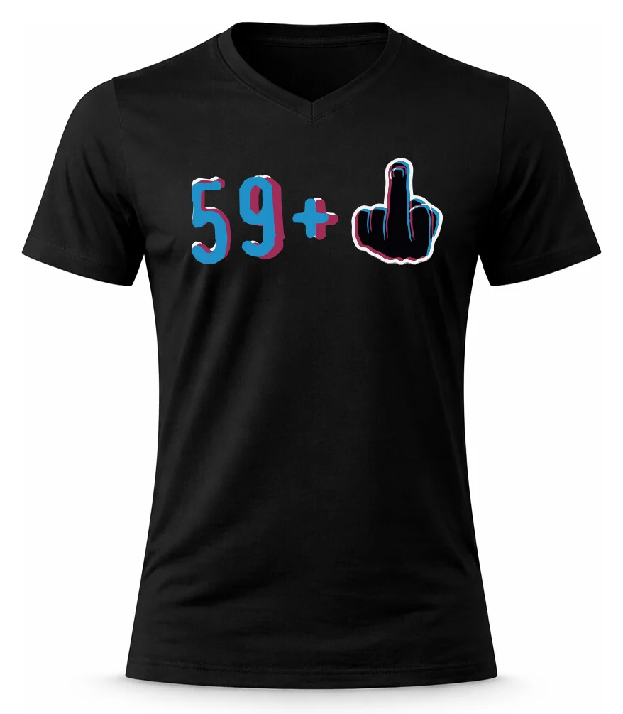 Pánské vtipné tričko s potiskem - 59+1