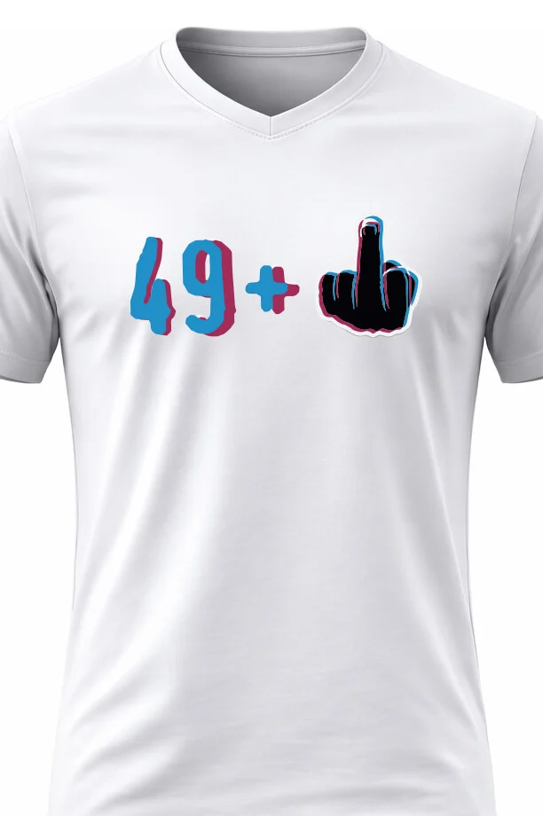 Foto 2 Pánské vtipné tričko s potiskem - 49+1