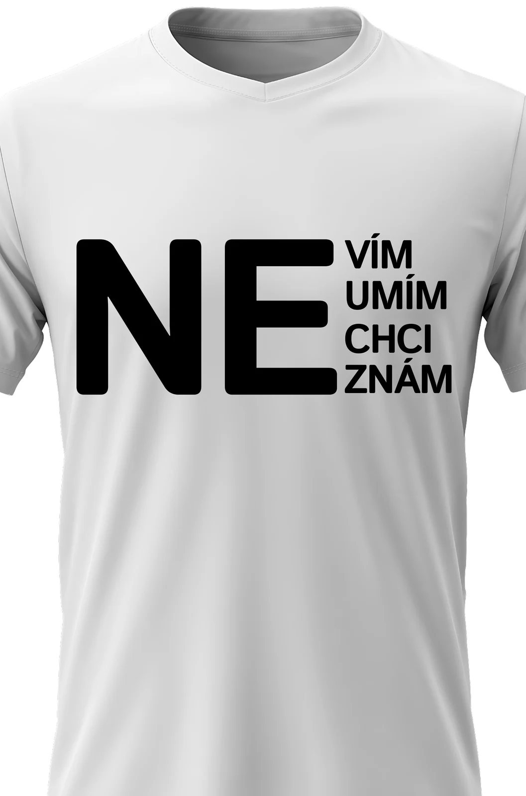 Foto 2 Dámské vtipné tričko s potiskem - NE