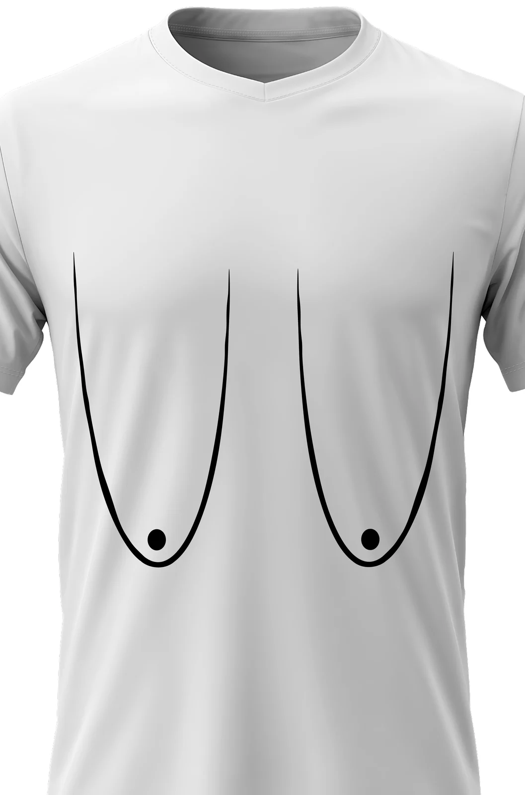 Foto 2 Dámské vtipné tričko s potiskem - PRSA (VELKÁ)