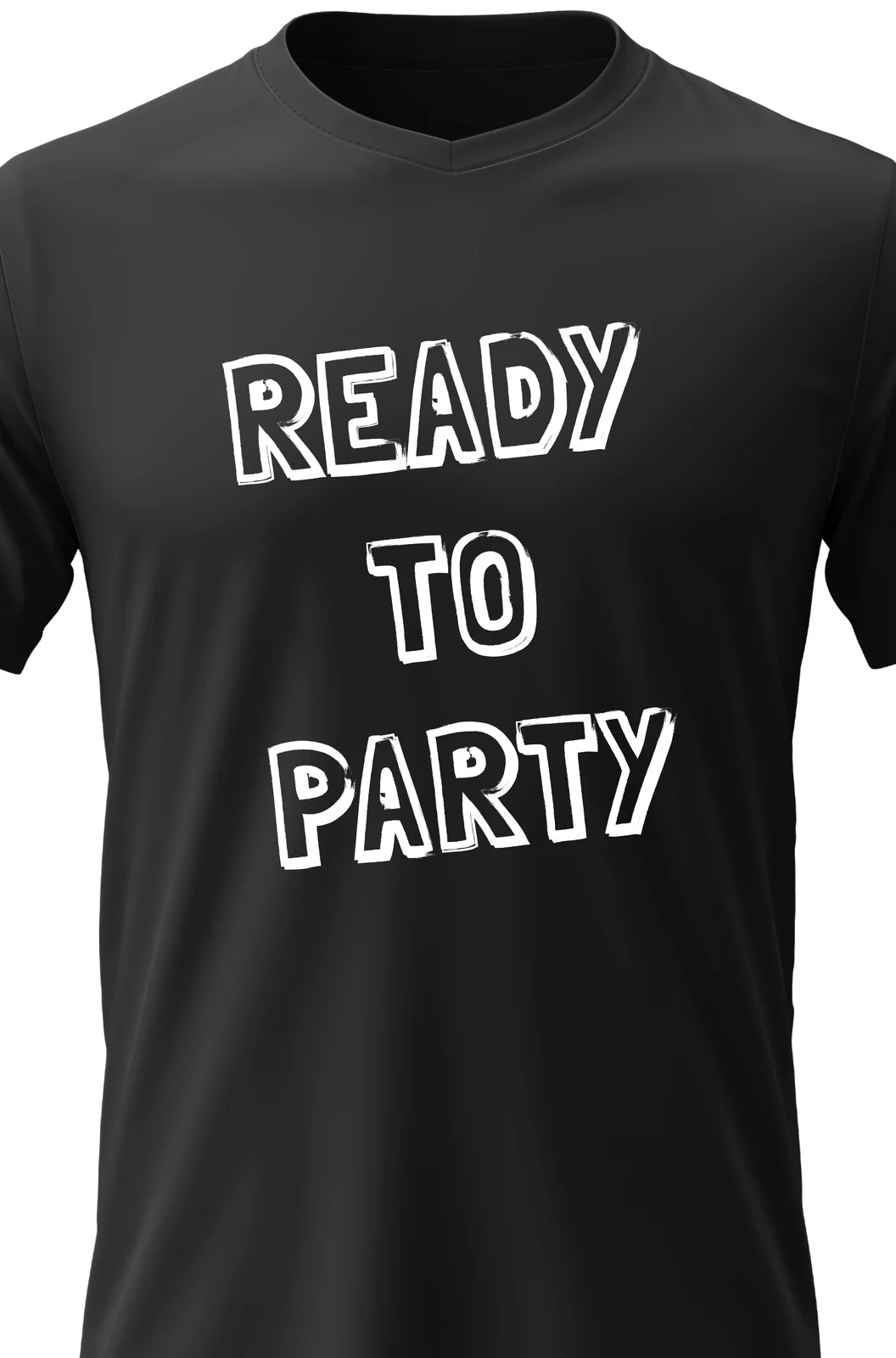 Foto 2 Dámské bavlněné tričko s potiskem - READY TO PARTY