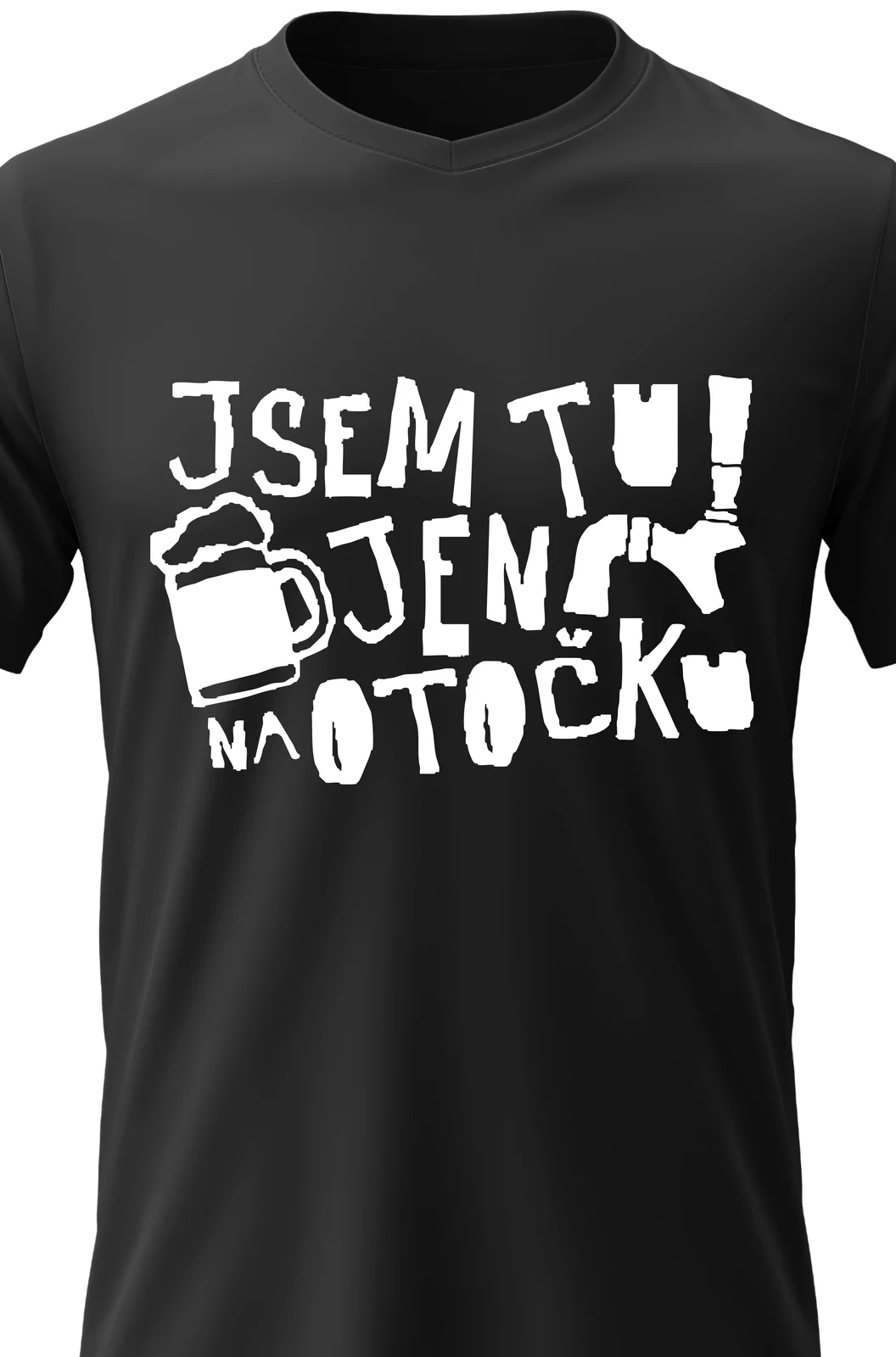 Foto 2 Dámské vtipné tričko s potiskem - JSEM TU JEN NA OTOČKU