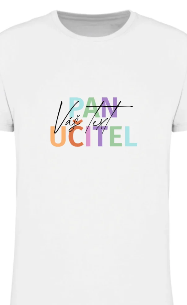 Foto 2 Personalizované pánské tričko - Pan učitel