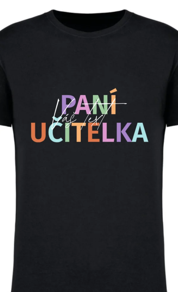 Foto 2 Personalizované dámské tričko - Paní učitelka