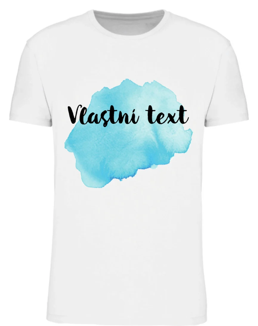Personalizované dámské tričko - Akvarelový otisk